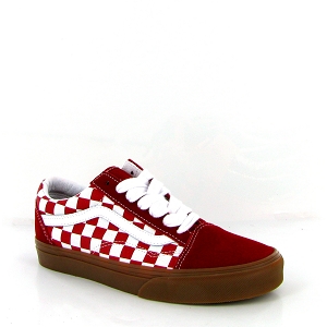 VANS OLD SKOOL FAT LACE CHECKER RED<br>Rouge