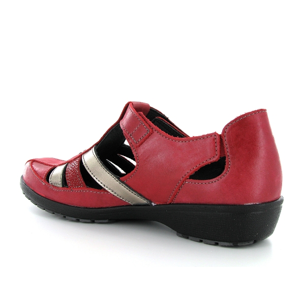 Swedi nu pieds et sandales londrin rouge9735501_3