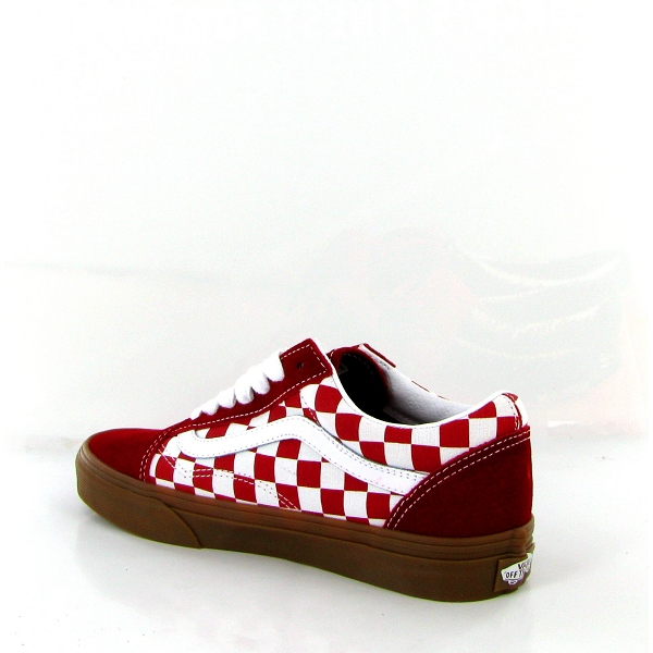 Vans sneakers old skool fat lace checker red rougeA274201_3