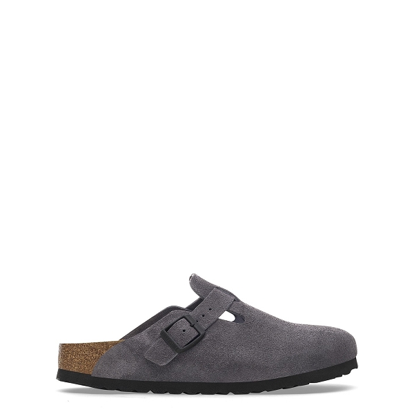 Birkenstock sabot boston bs velvet grey 1028602 grisD118301_2